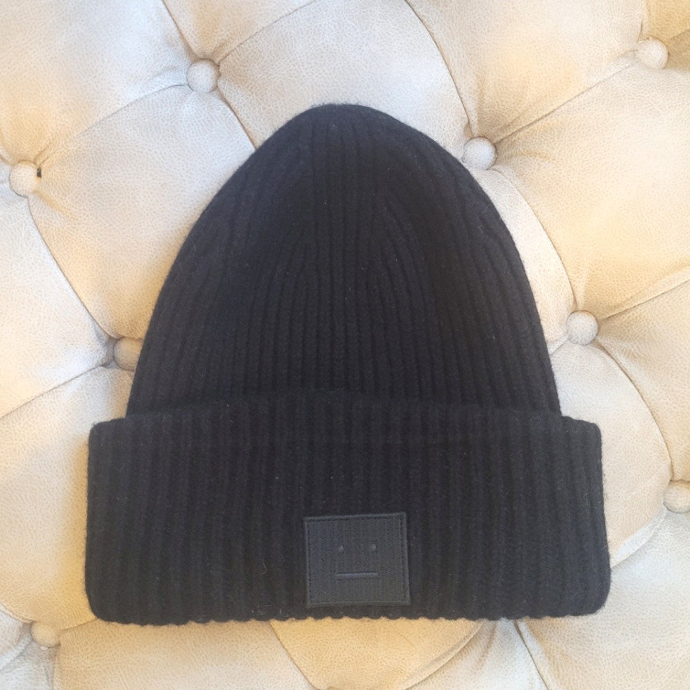Acne Studios Black Beanie